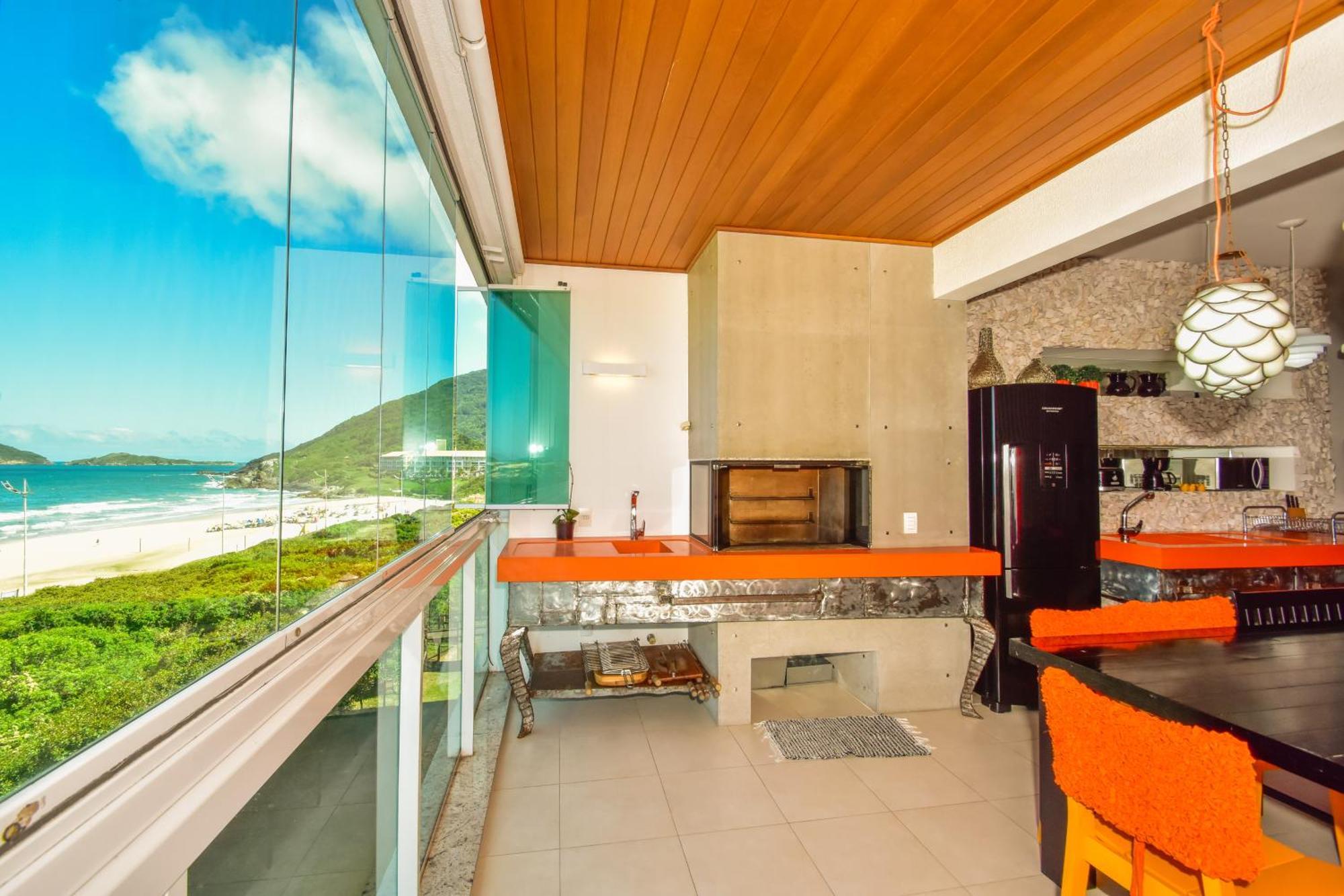 Apartamento Frente Mar Na Praia Do Santinho N880 Florianópolis Extérieur photo